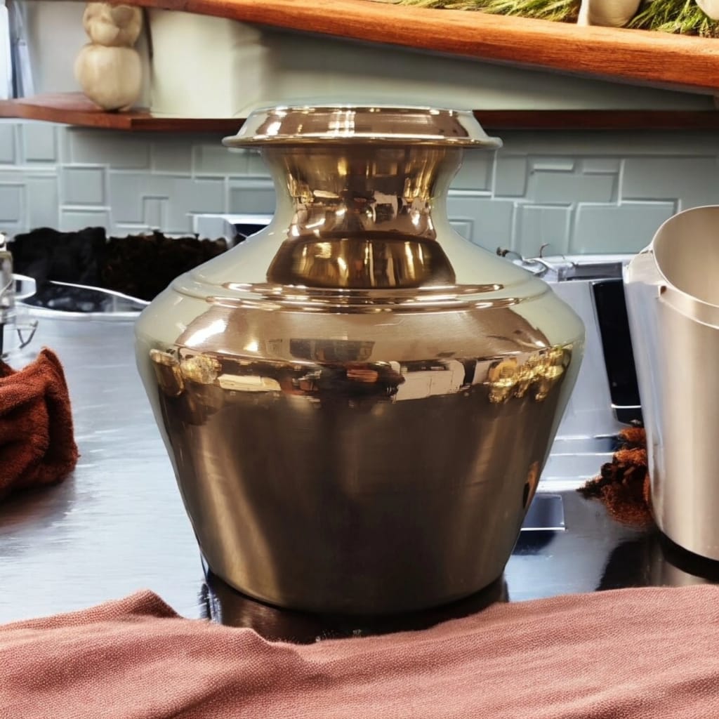 WP/21 - 100% Pure Brass Very Beautiful Shape Solid Water Pot | Traditionally known as "Kodam" | KITCHENWARE | UTENSILS | HOME APPLIANCES