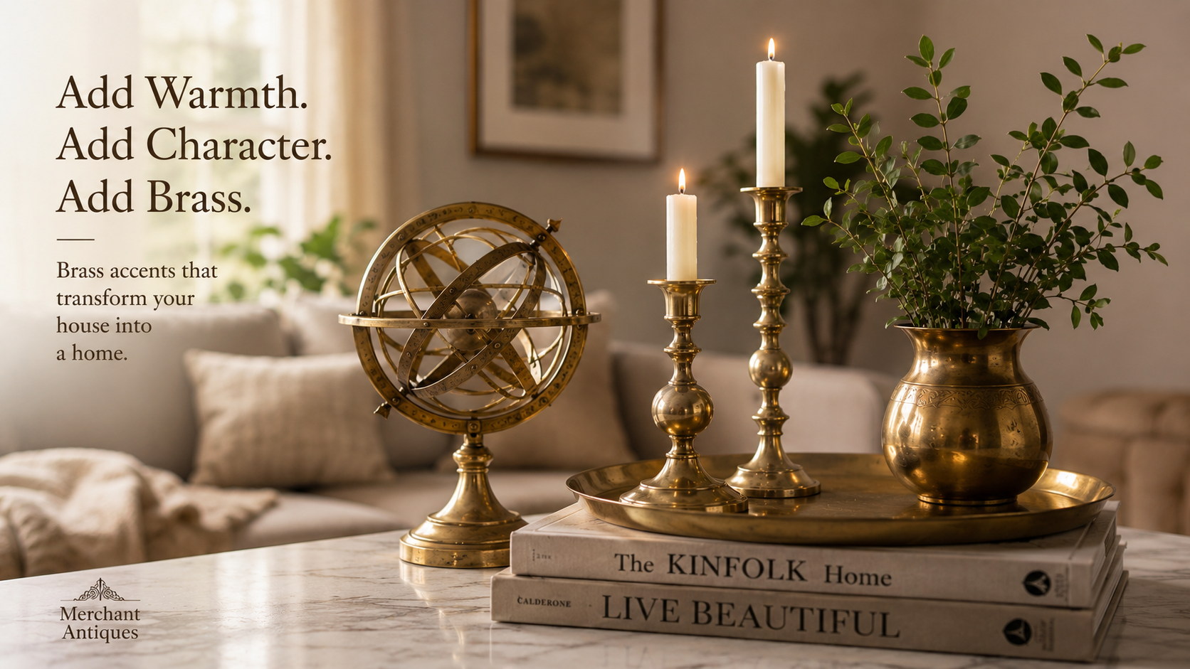 Brass & Copper in Home Decor