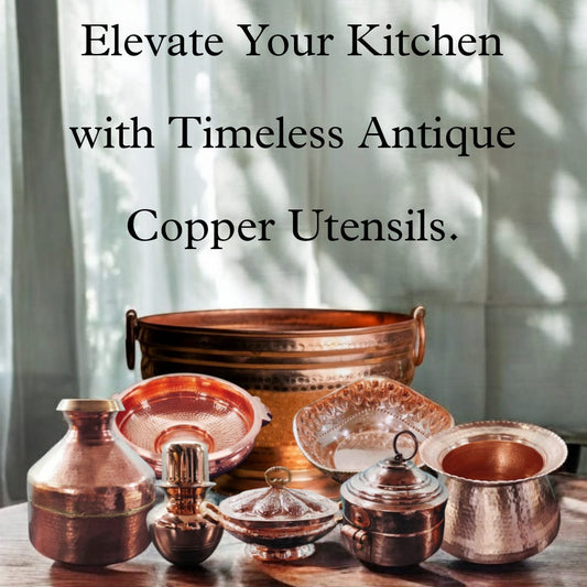 Elevate your Kitchen with Timeless Antique Copper Utensils