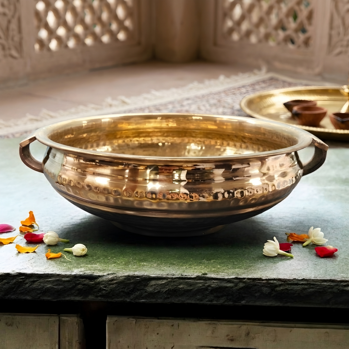 Brass Urli Bowl, Merchant Antiques