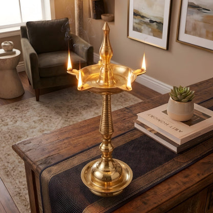 Brass Samai Oil Lamp - Merchant Antiques