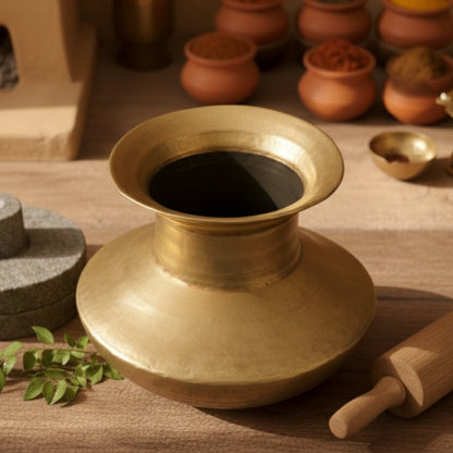 WP/01 - Vintage Pure Brass Very Rare Beautiful Shape  Multipurpose Water Pot | Flower Vase | Planter