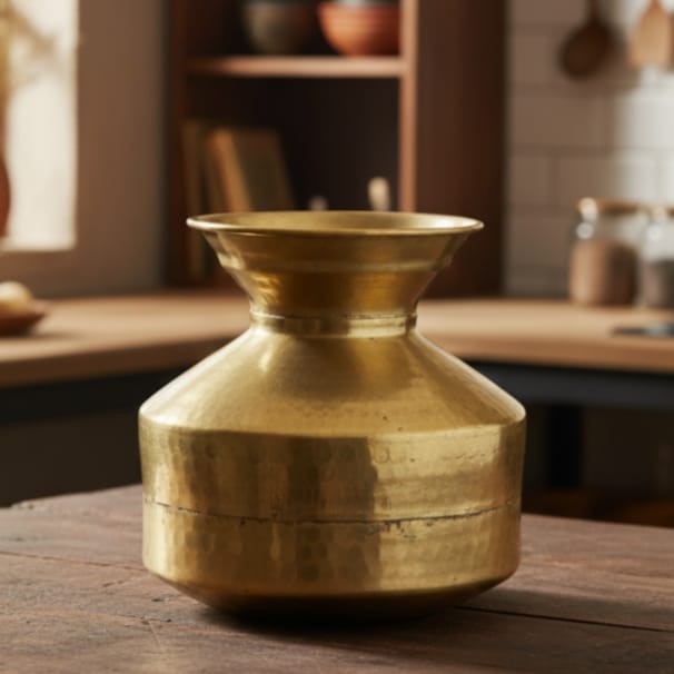 WP/07 - 100% Pure Brass Very Beautiful Shape Vintage Water Pot | KITCHENWARE | UTENSILS | HOME APPLIANCES