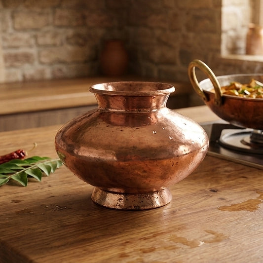 WP/39 - Very Rare 100% Pure Copper Pot/Vase/Planter – Beautiful Shape Vintage Decorative Piece | KITCHENWARE | UTENSILS | HOME APPLIANCES