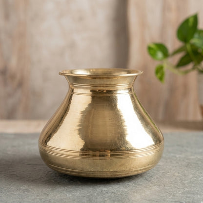 RA/350 | Rare Vintage Pure Brass Beautiful Shape Kalash | Tumbler | Glasses