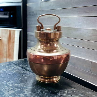 RA/381 | Rare Vintage Pure Brass + Copper Very Beautiful Shape Kamandal