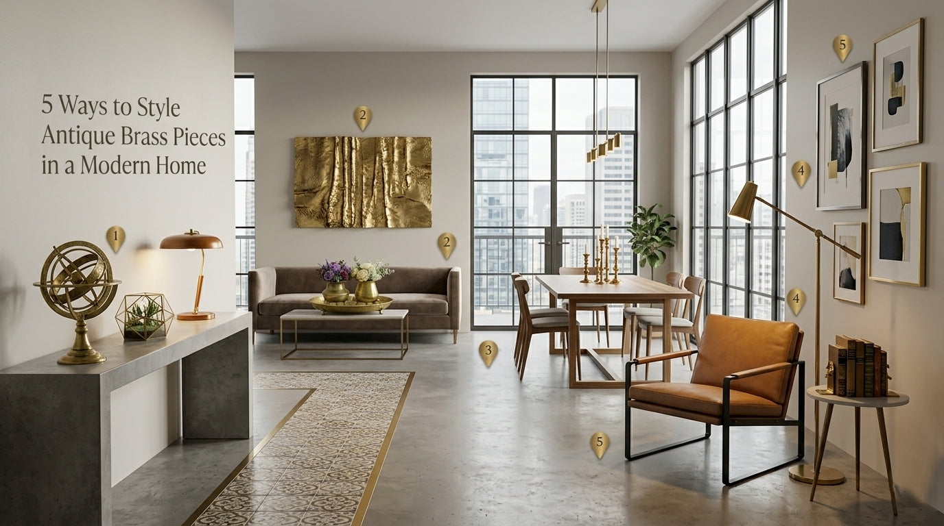Brass and Copper Home Decor